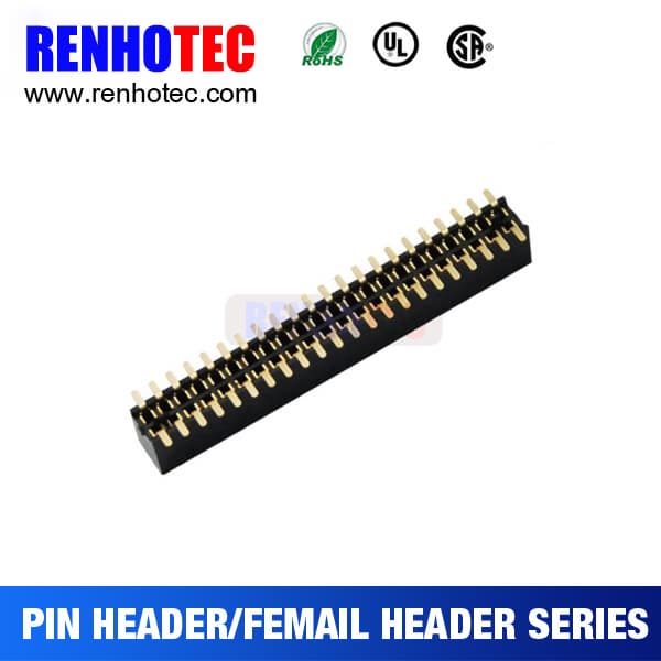 Double Row 0_8mm Pitc Jack SMT Type Pin Header Connector